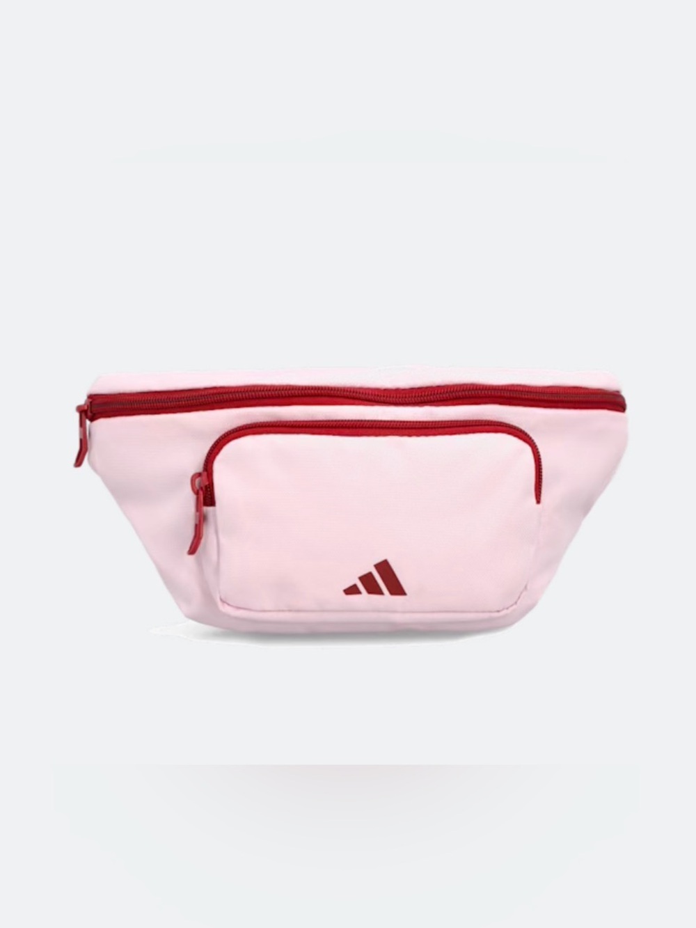 adidas Light Pink Daily Waistpack with Red Trim